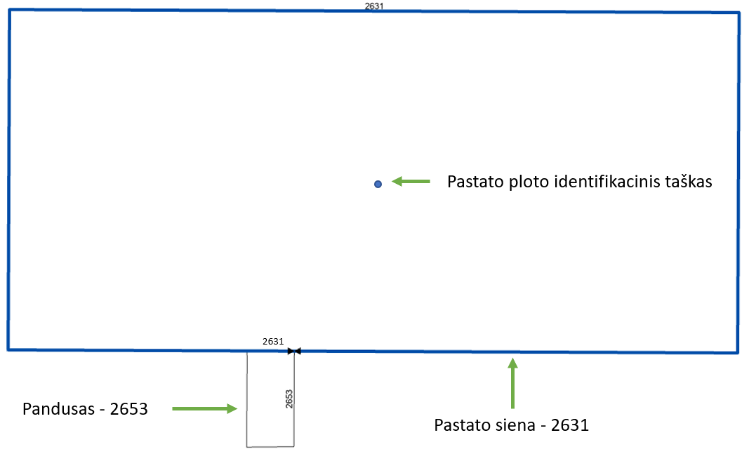 Pandusas prie pastato