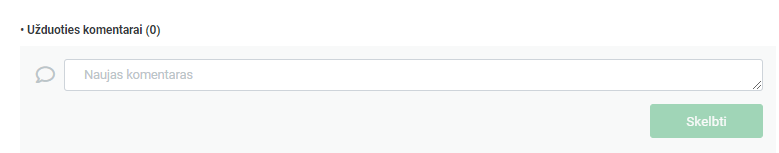Užduoties komentaras